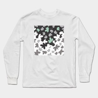 Positive Mood. black. white. Long Sleeve T-Shirt